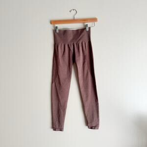 NVGTN Brown Red Contour Seamless High Rise Leggings - Small